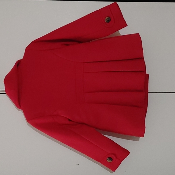 Kids red peacoat - Picture 2 of 2